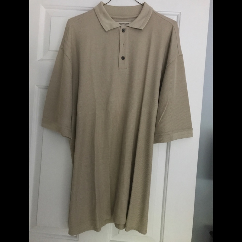 Men’s silk dress polo shirt